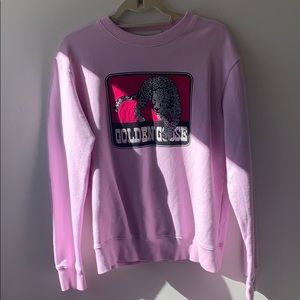 GOLDEN GOOSE CATARINA SWEATSHIRT IN ROSE-PINK